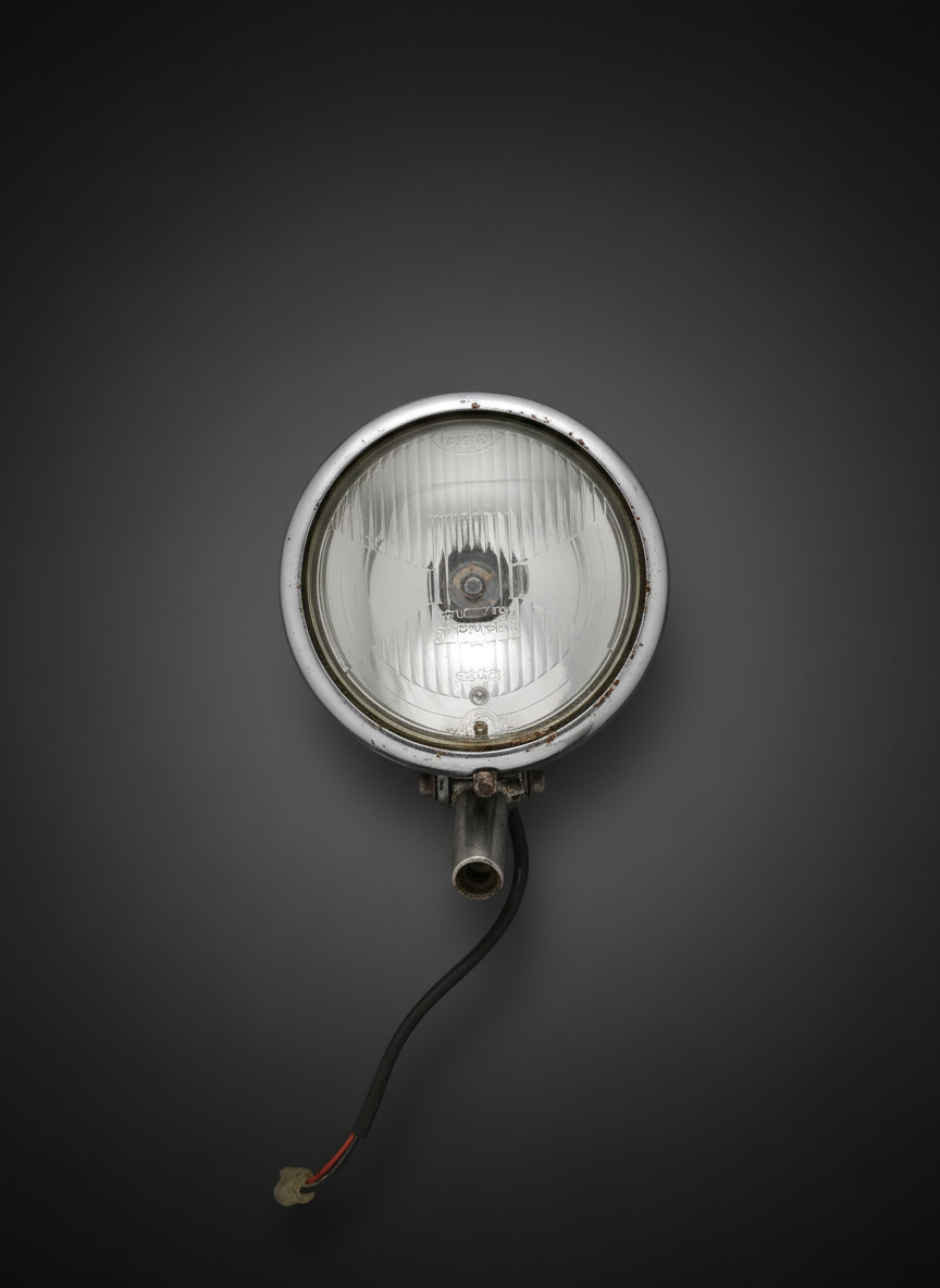 Faro delantero cromado para Harley-Davidson Sportster versión custom