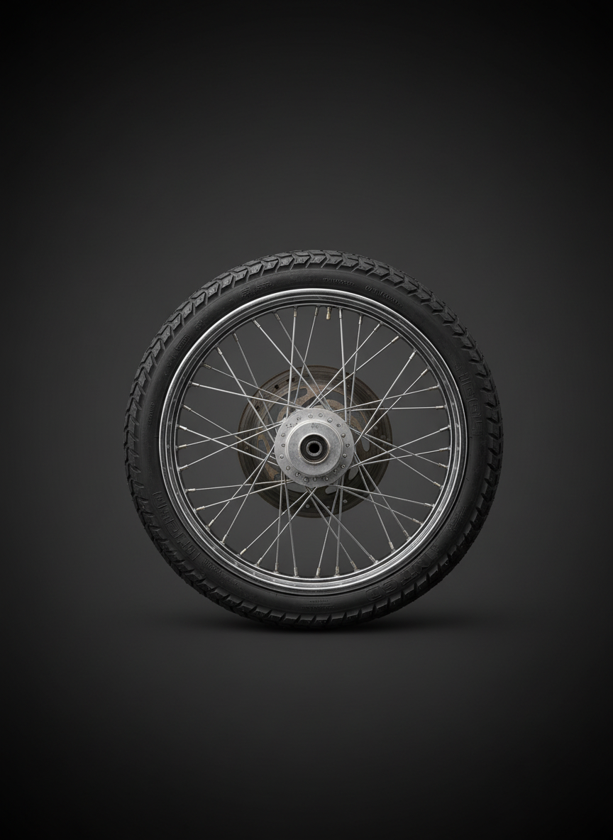 Rueda delantera de 21'' Sportster con llanta de radios