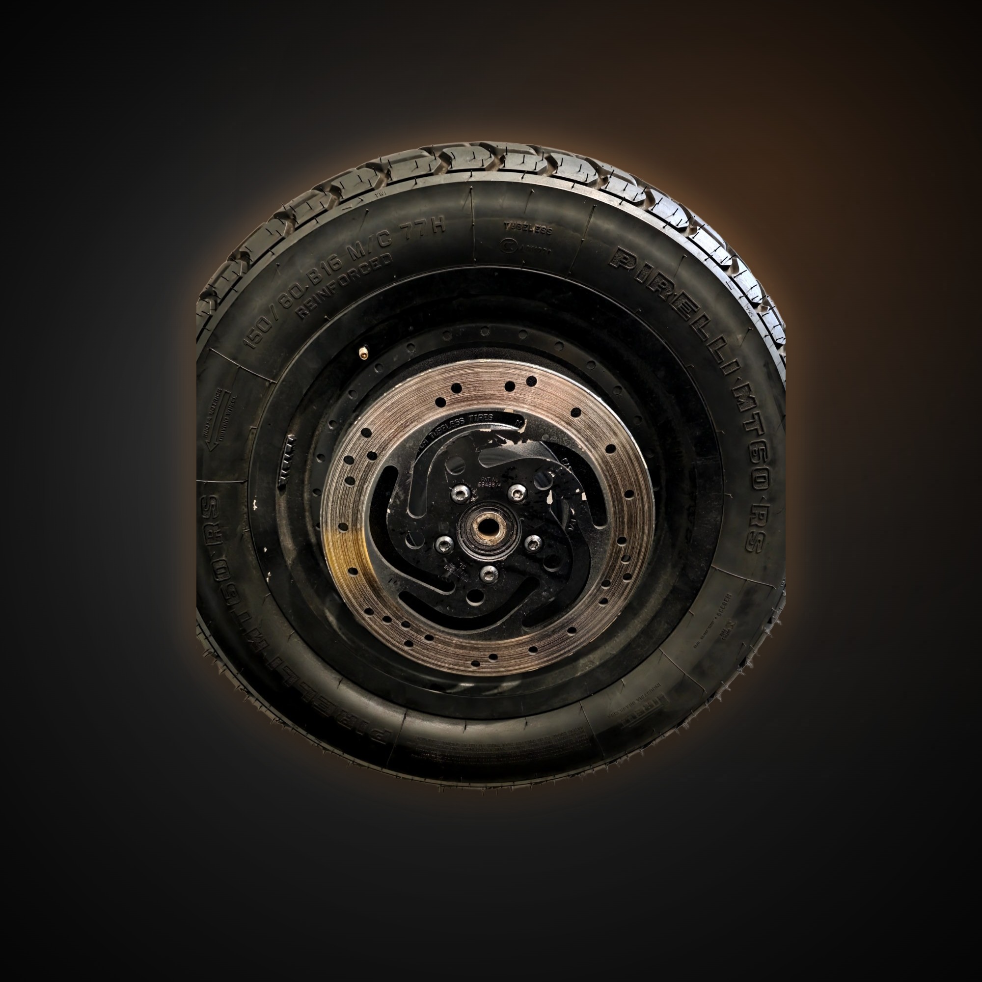 Ruota posteriore Harley-Davidson Sportster 16'' Nera