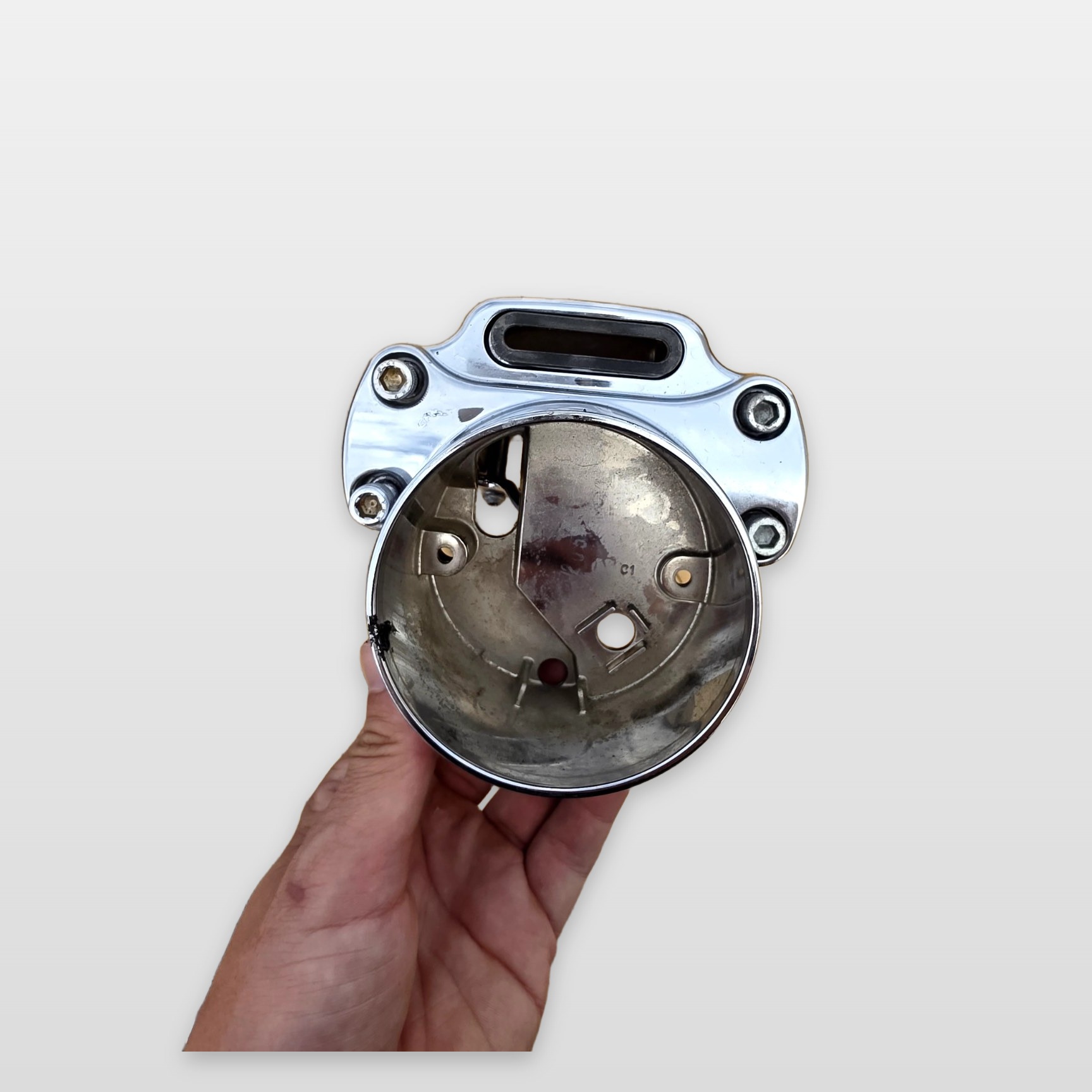 Soporte velocímetro Harley-Davidson Sportster cromado