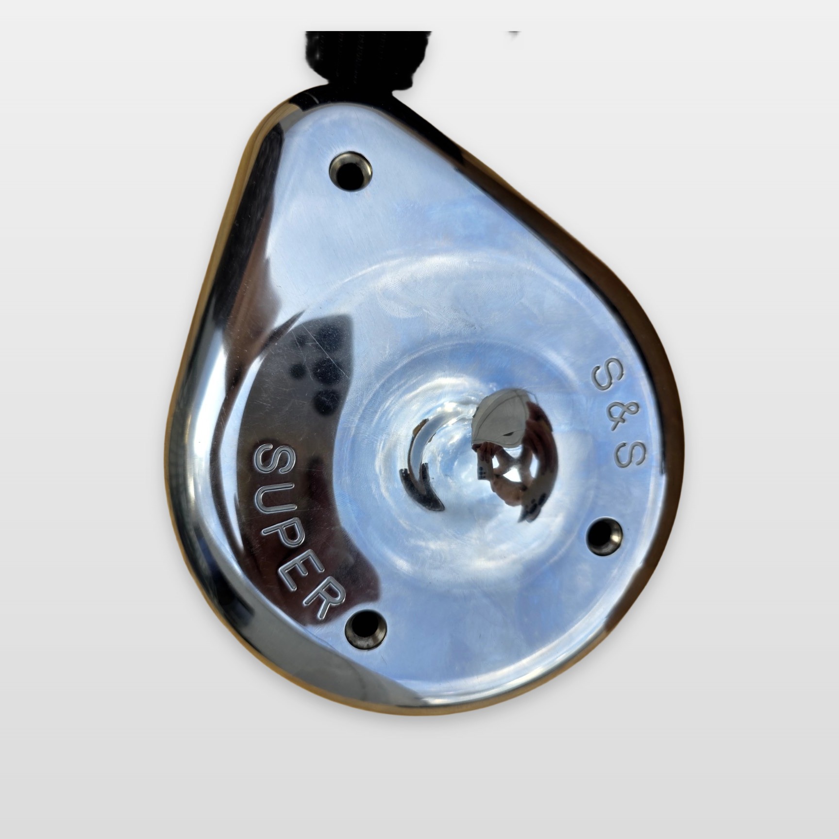 Tapa filtro aire S&S Super cromada Harley Davidson Sportster